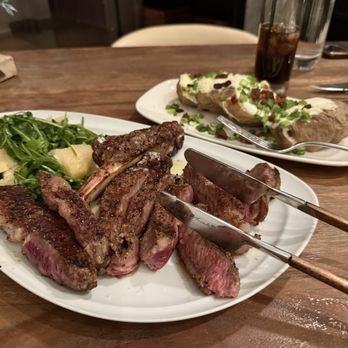 Oliva signature dishes Potato Al Forno
NY Strip
Filet Rossini